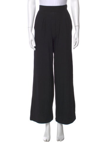 Pre-owned Leset Wide Leg Pants In Black