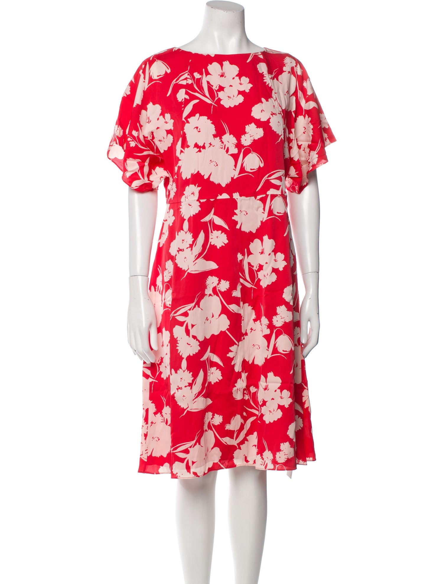 Lewit Silk Knee-Length Dress