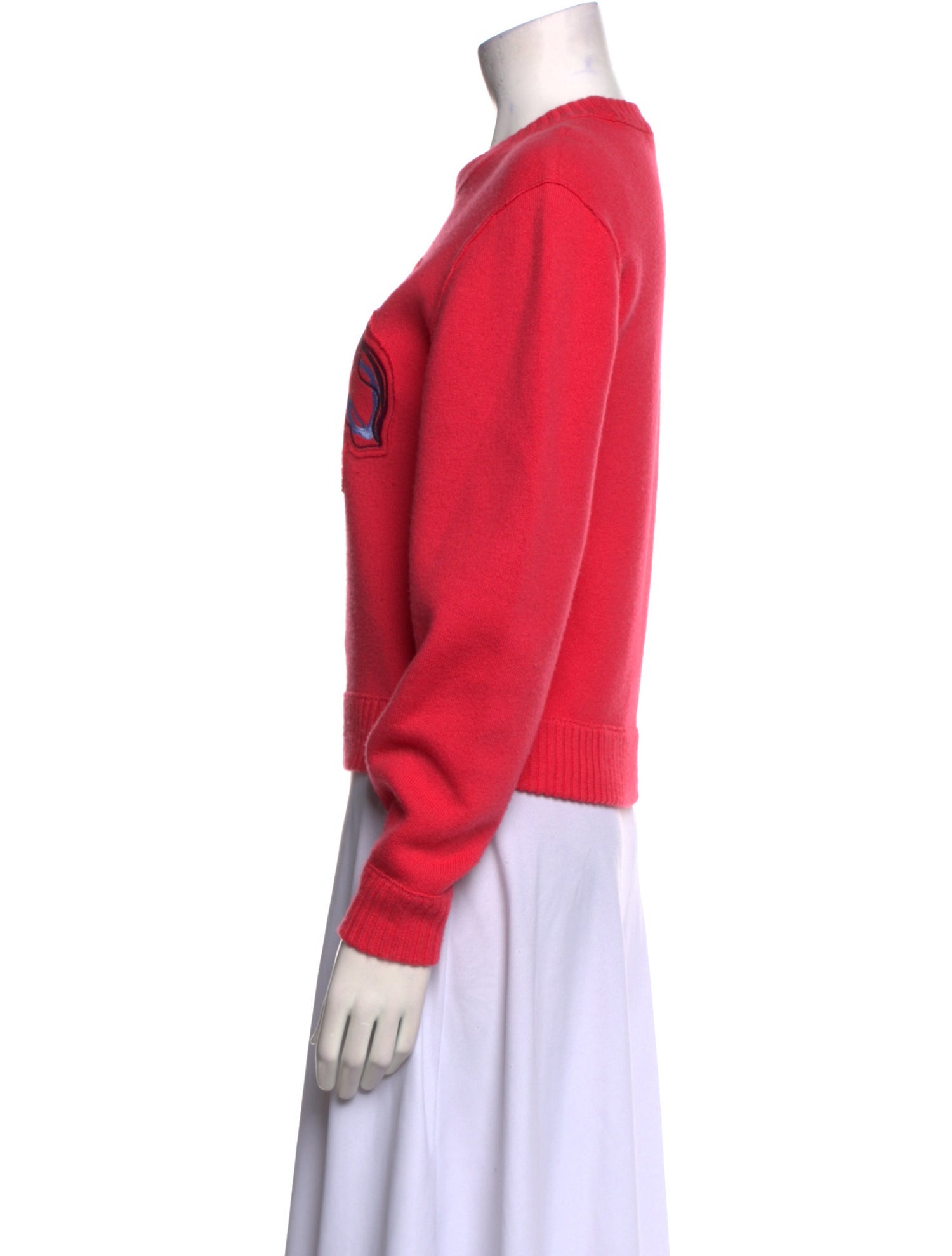 Lewit Cashmere Graphic Print Sweater