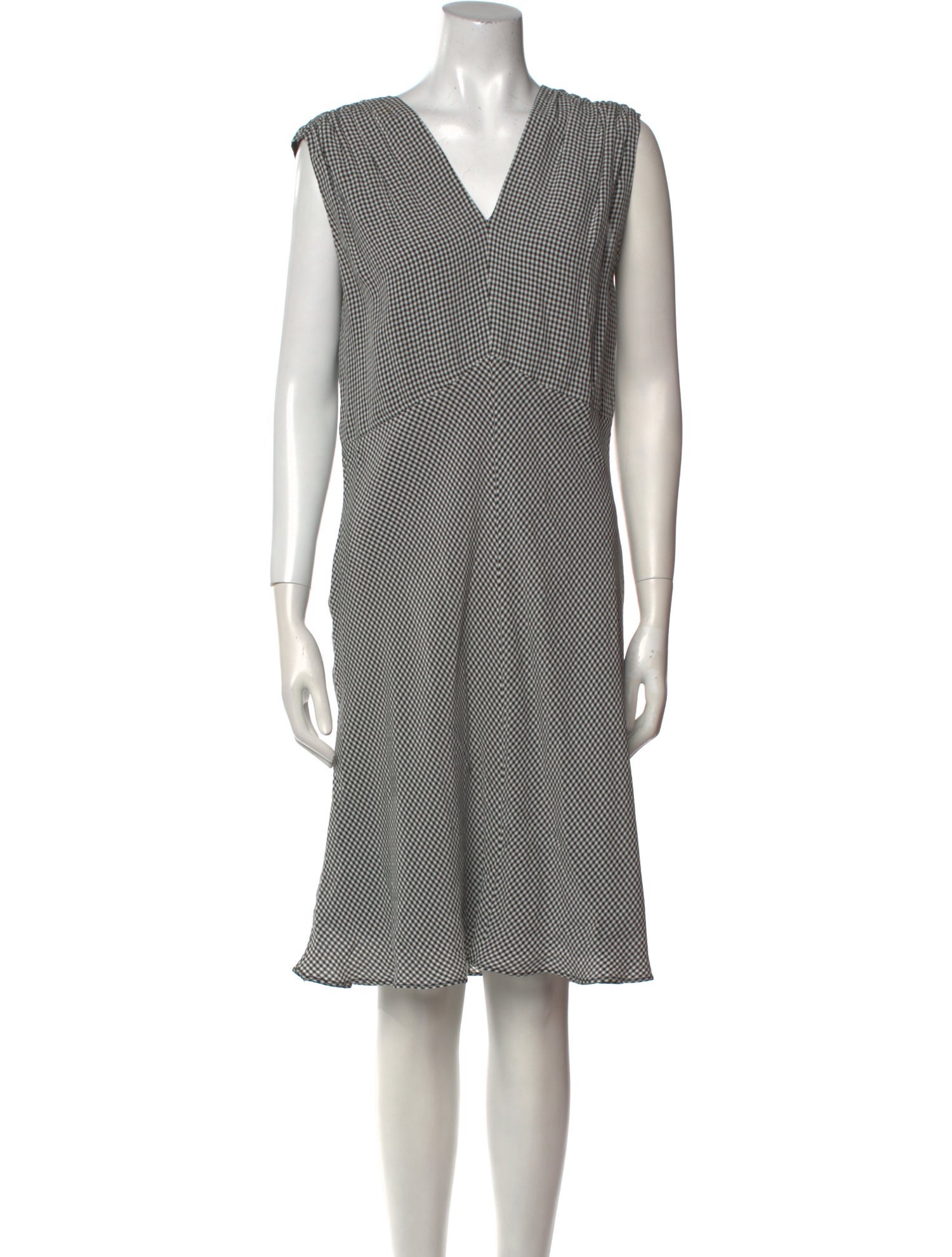 Lewit Striped Knee-Length Dress