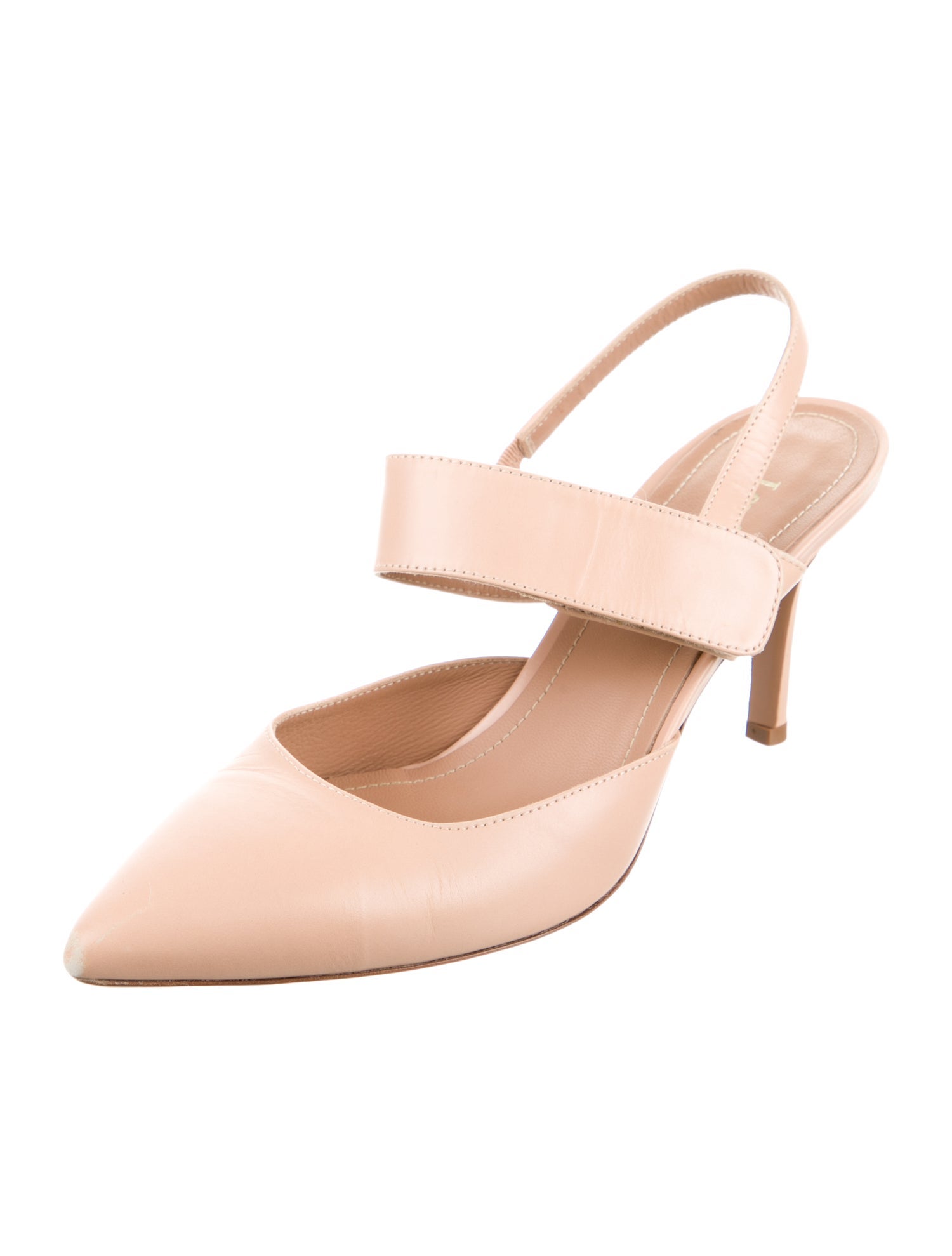 Lewit Leather Slingback Pumps