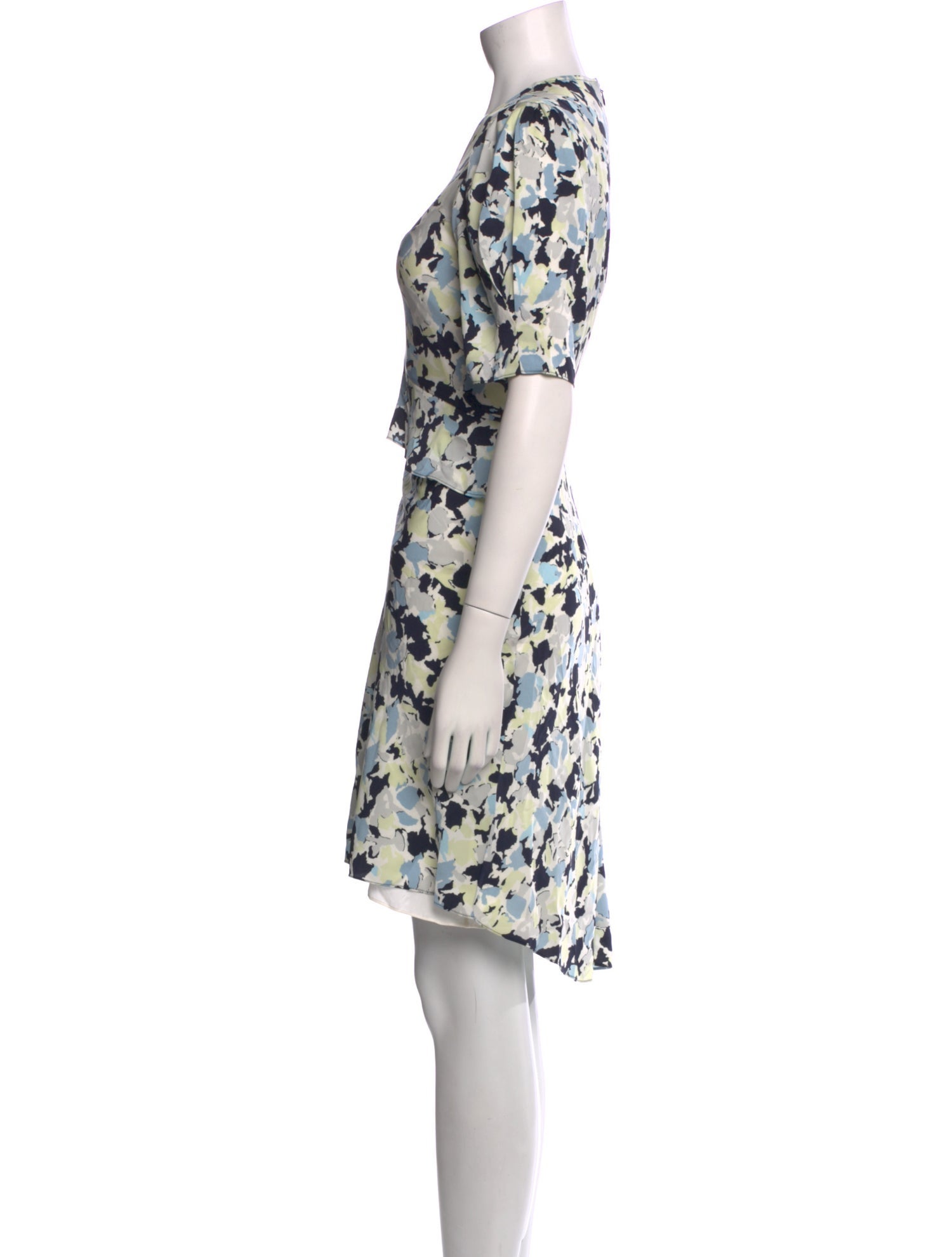 Lewit Floral Print Midi Length Dress