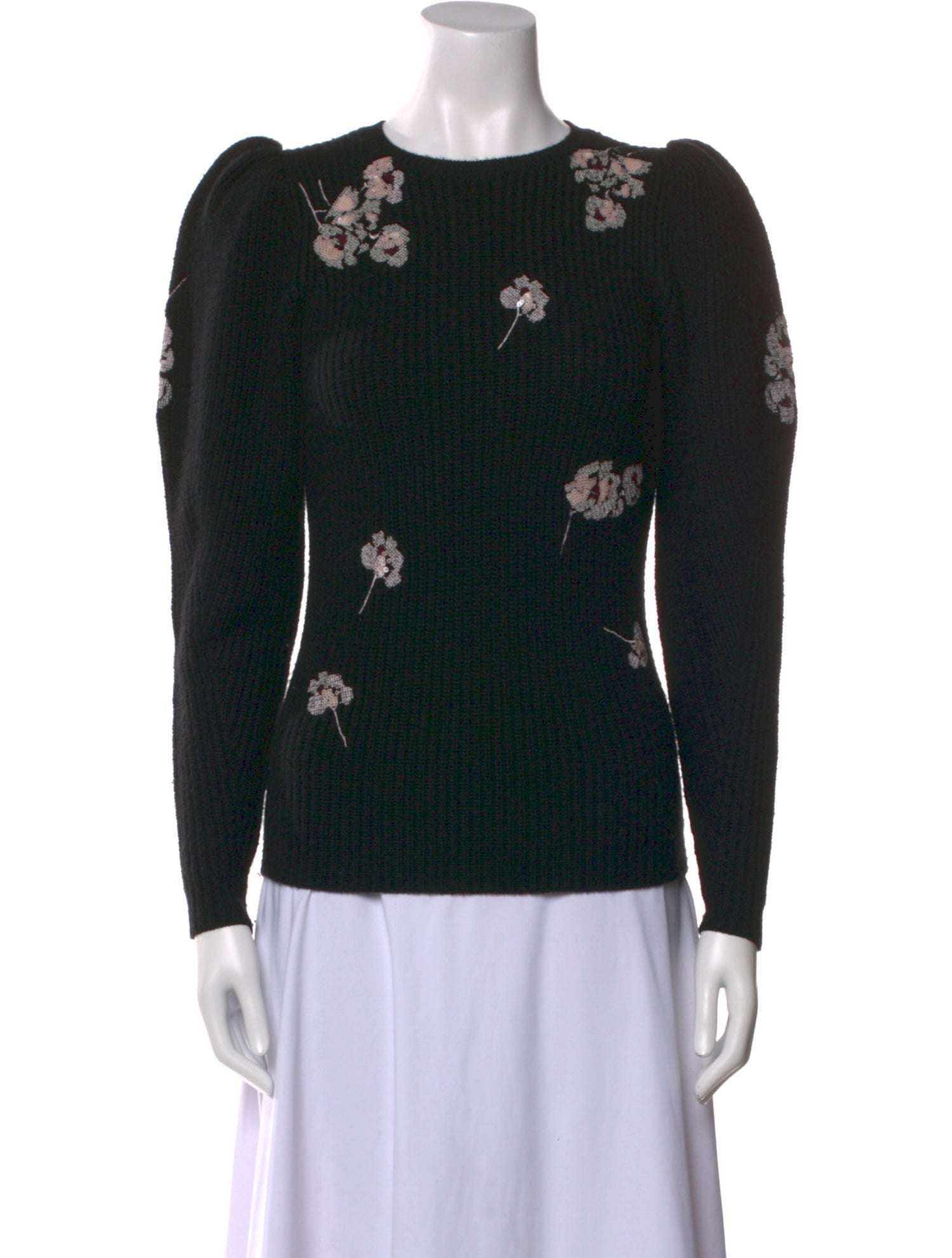 Lewit Merino Wool Printed Sweater