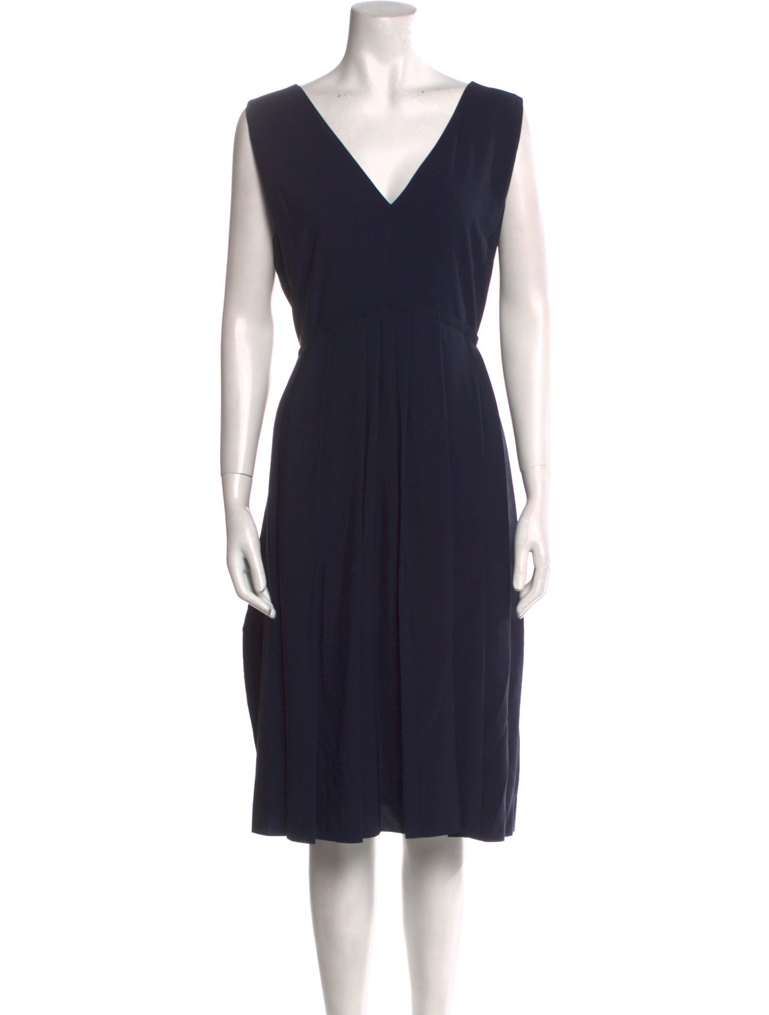 Lewit V-Neck Midi Length Dress