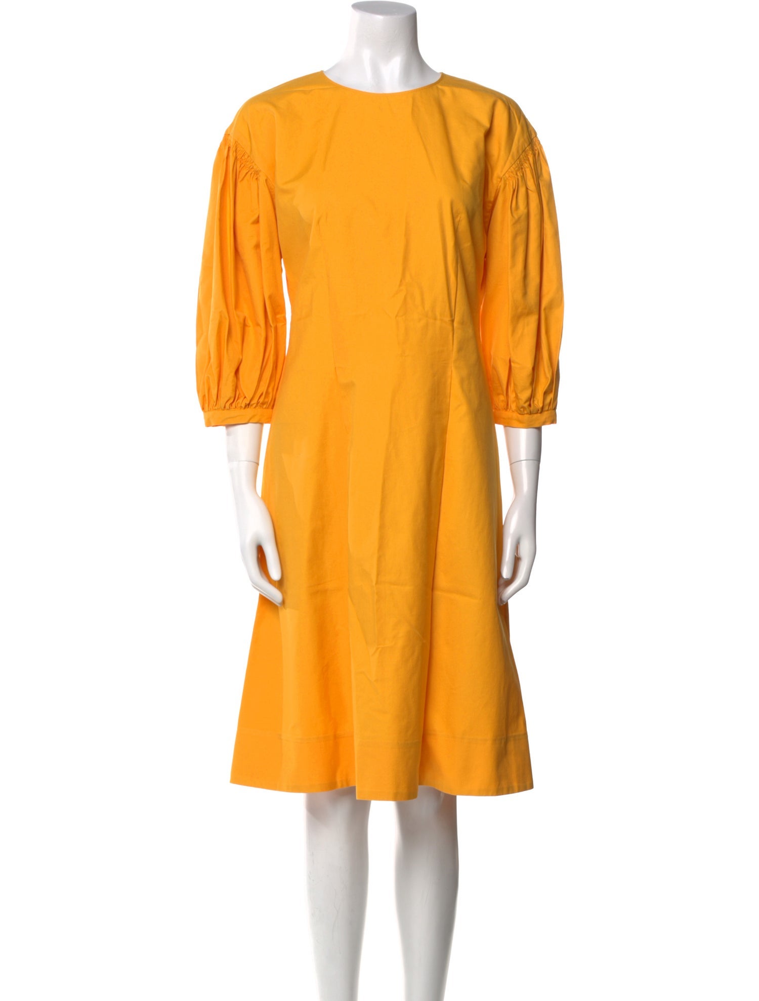 Lewit Crew Neck Knee-Length Dress