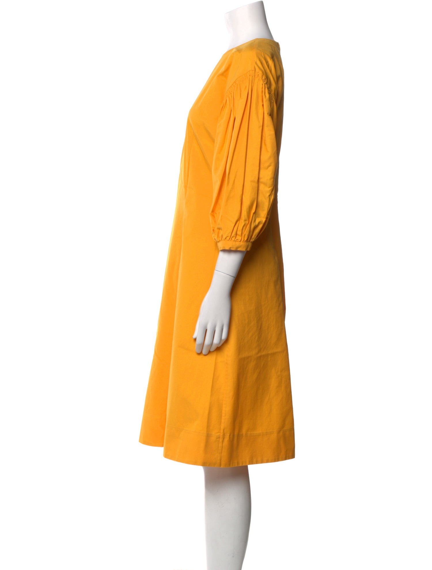 Lewit Crew Neck Knee-Length Dress