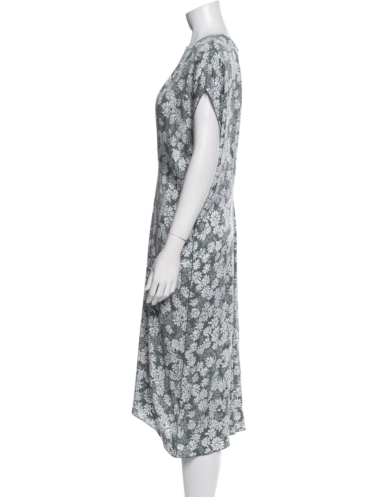 Lewit Silk Midi Length Dress