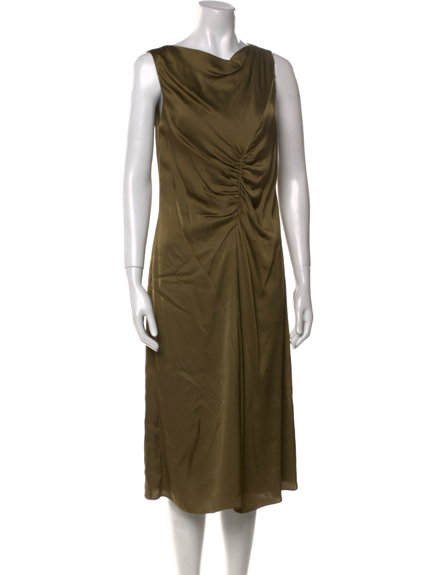 Lewit Cowl Neck Midi Length Dress