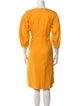 Lewit Crew Neck Knee-Length Dress