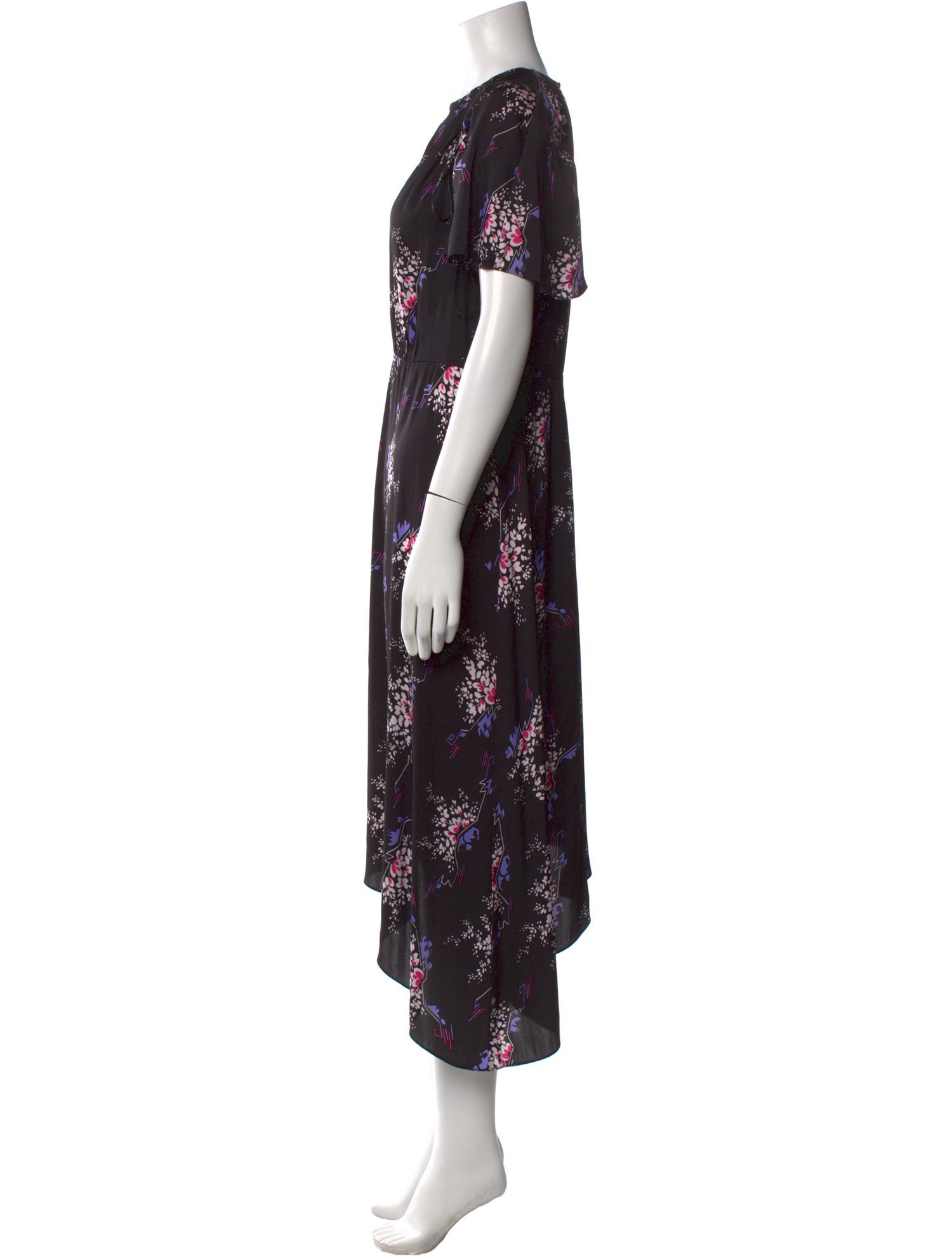 Lewit Floral Print Long Dress