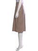 LTH JKT Leather Knee-Length Skirt