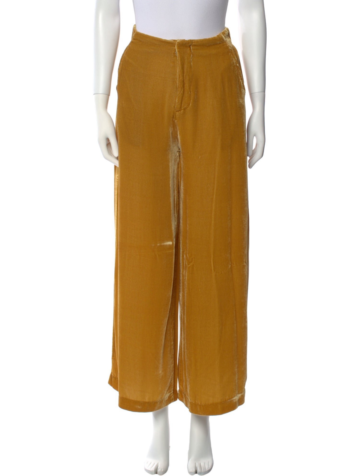 Lanthropy Velvet Wide Leg Pants