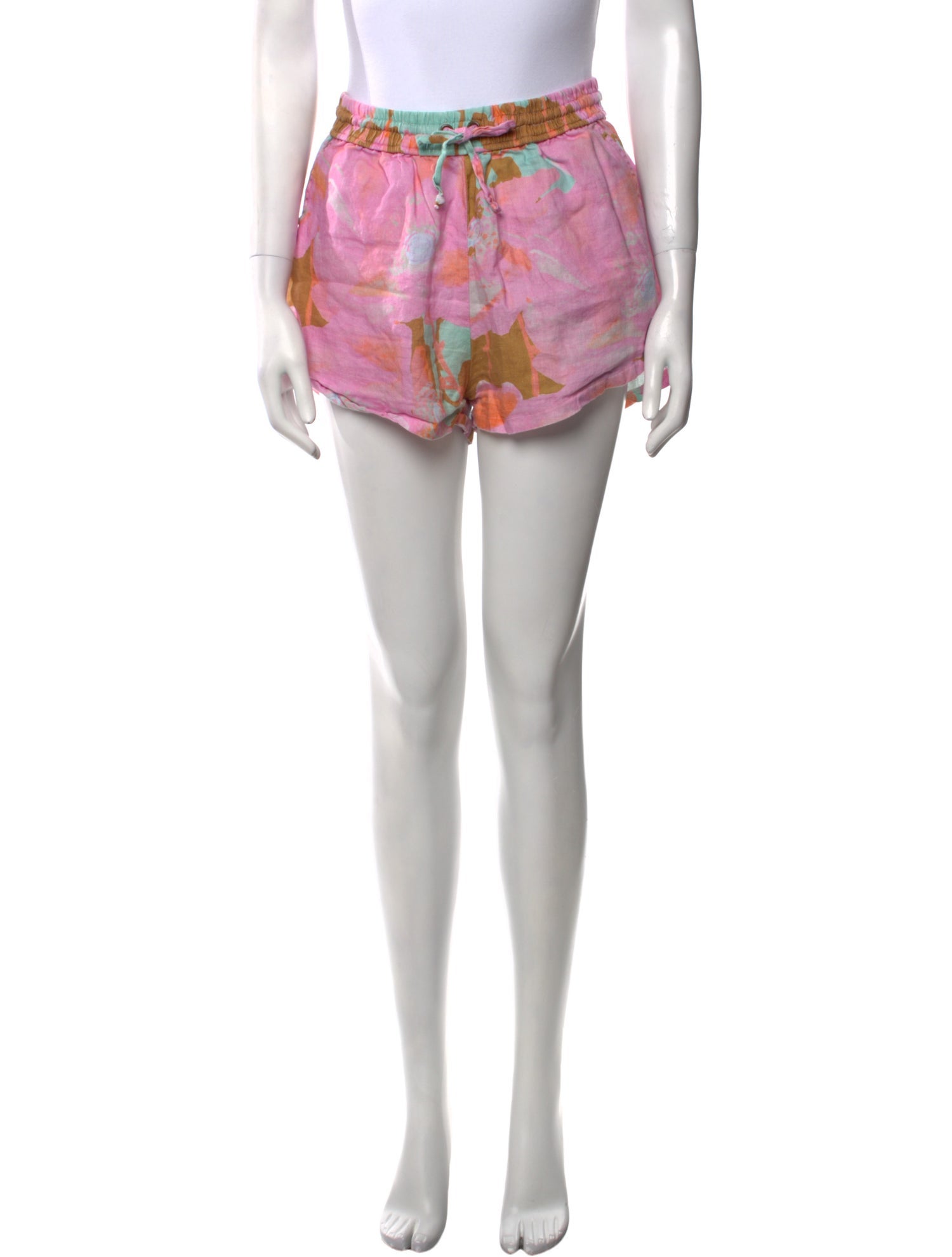 Lanthropy Linen Mini Shorts