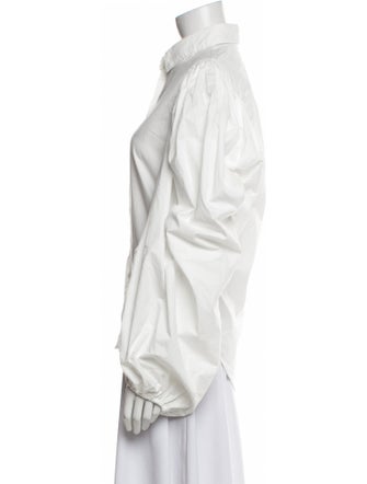 Lanthropy Long Sleeve Button-Up Top