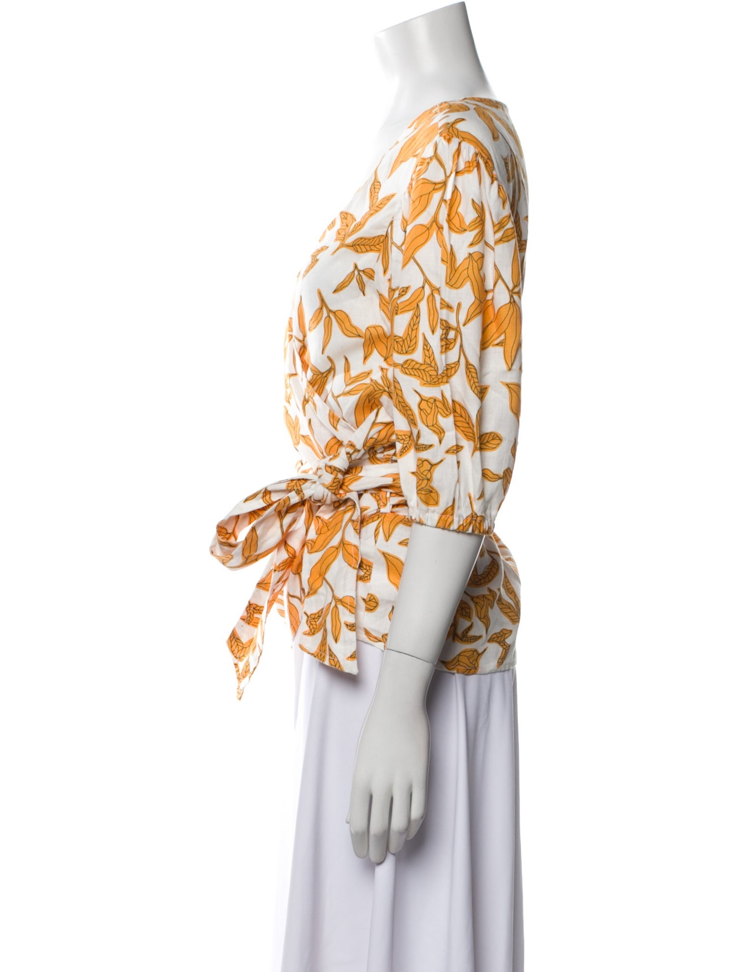 Lanthropy Linen Printed Blouse