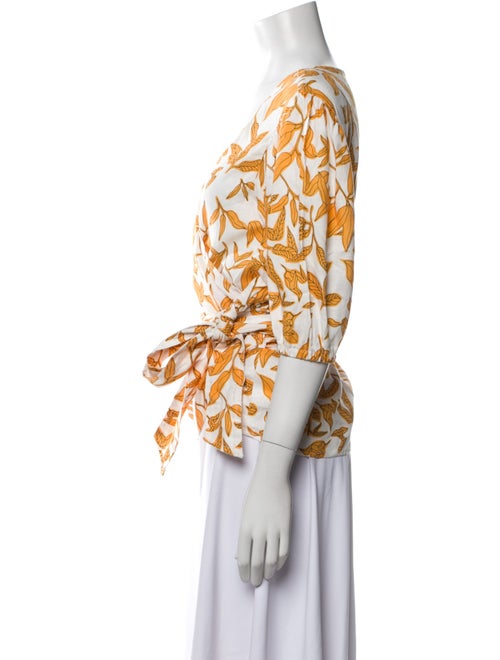 Lanthropy Linen Printed Blouse