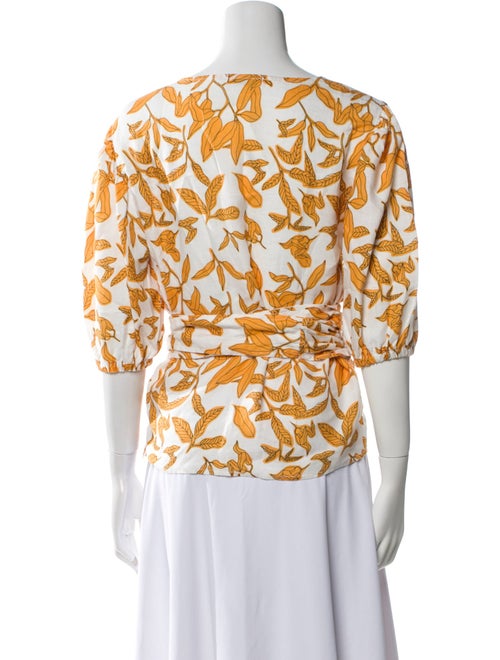 Lanthropy Linen Printed Blouse