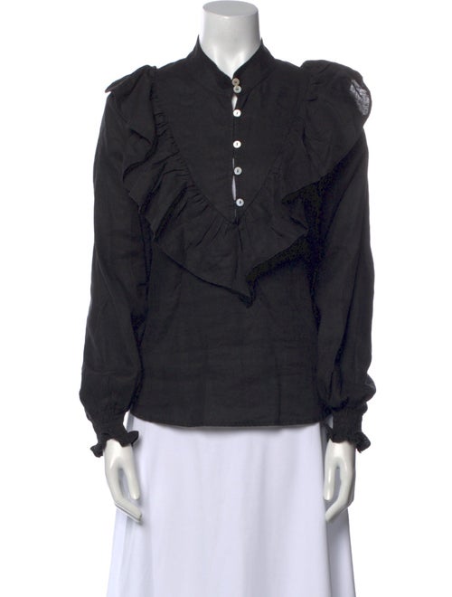 Lanthropy Linen V-Neck Polo