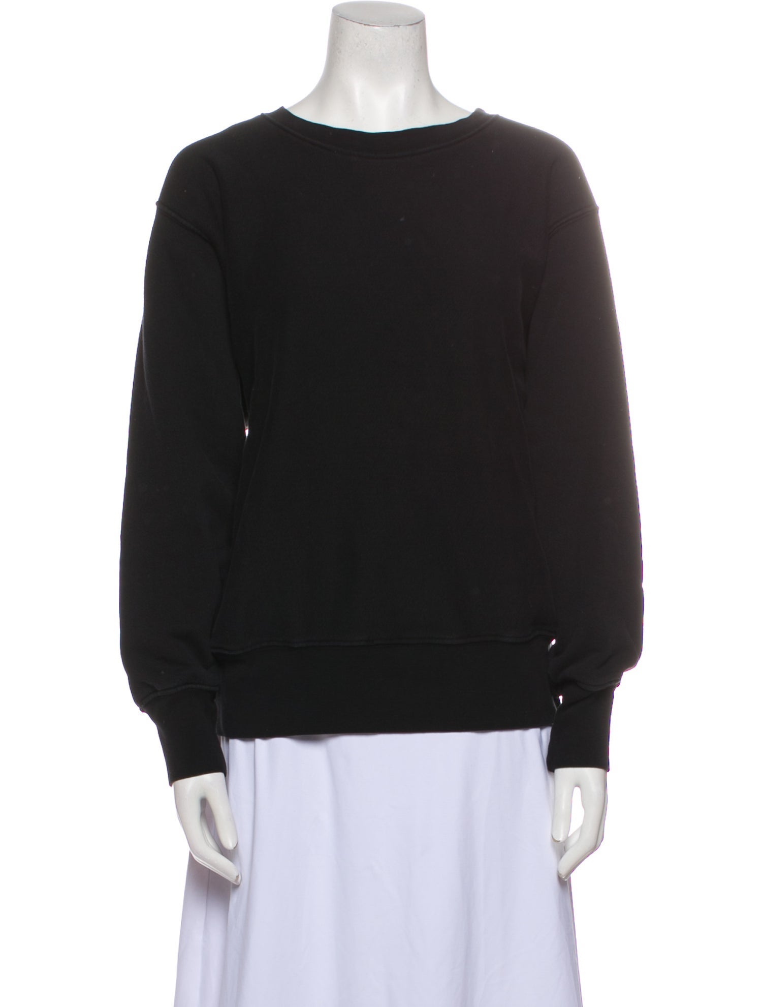 Les Tien Bateau Neckline Long Sleeve Sweatshirt