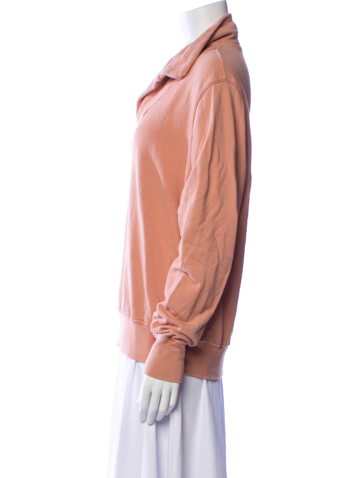 Les Tien Cowl Neck Long Sleeve Sweatshirt