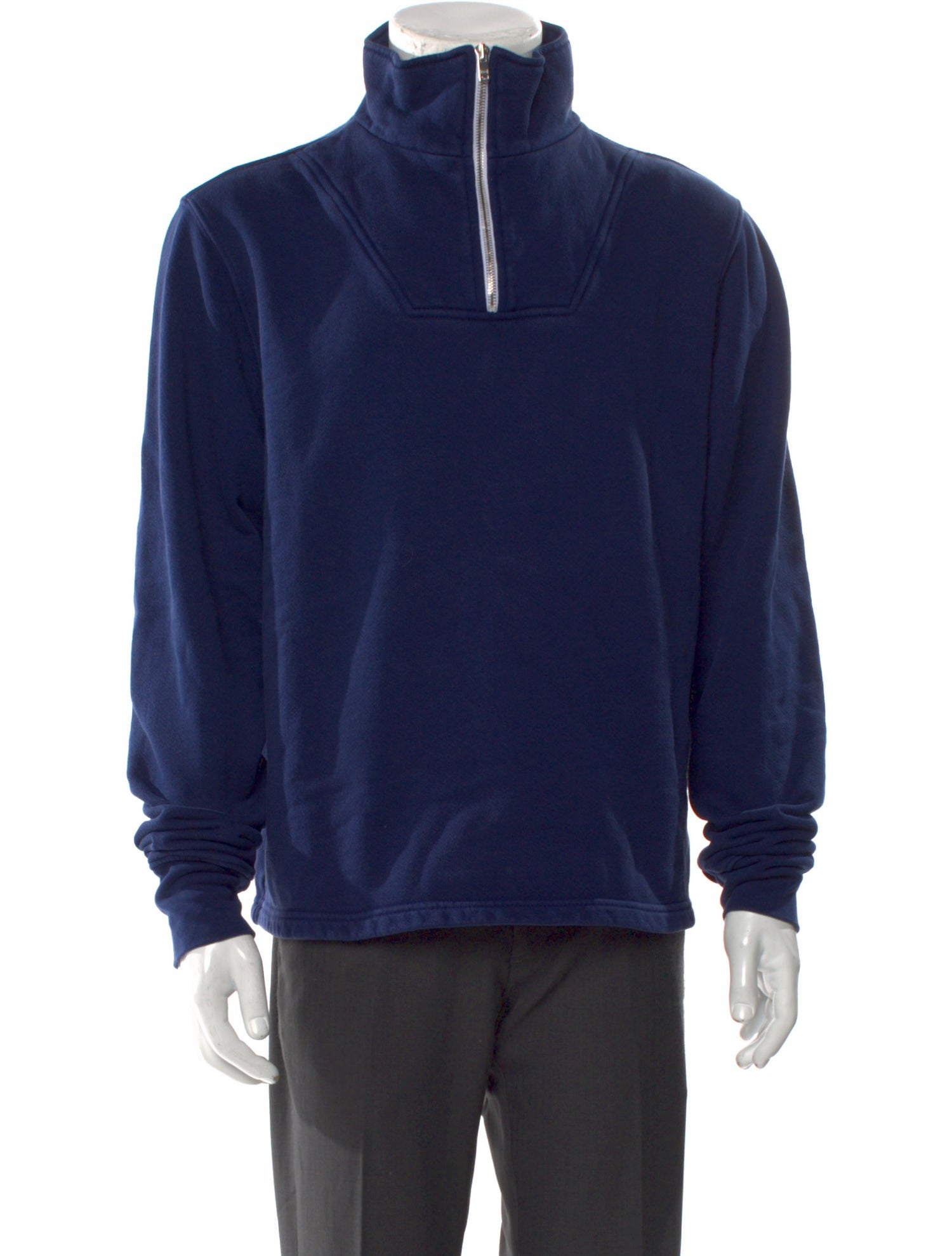 Les Tien Mock Neck Long Sleeve Sweatshirt