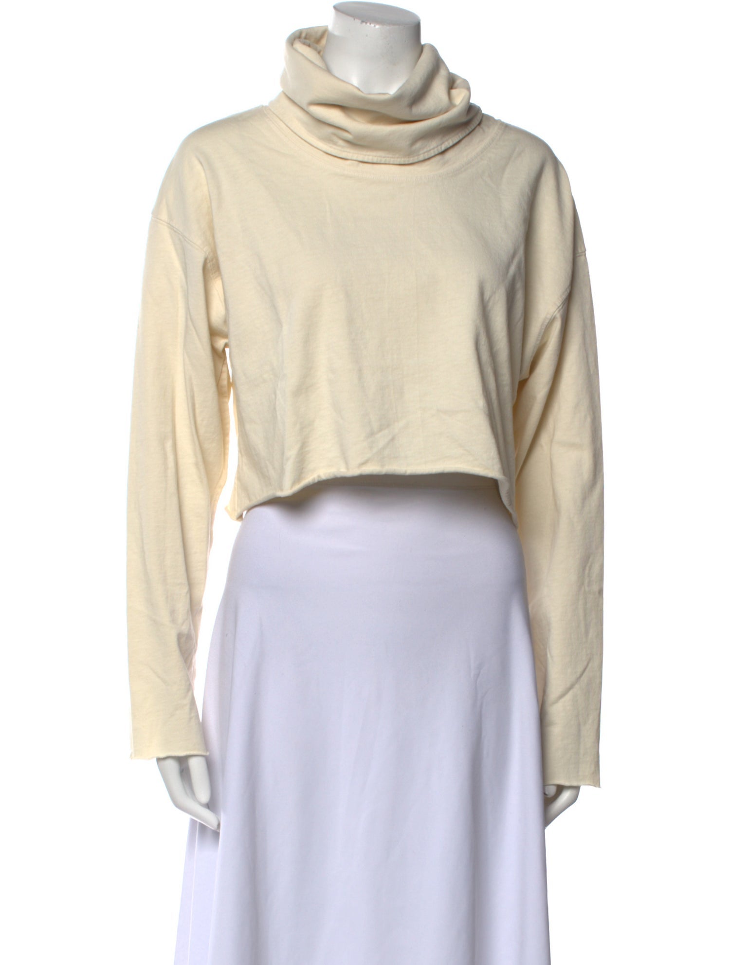 Les Tien Turtleneck Long Sleeve Crop Top