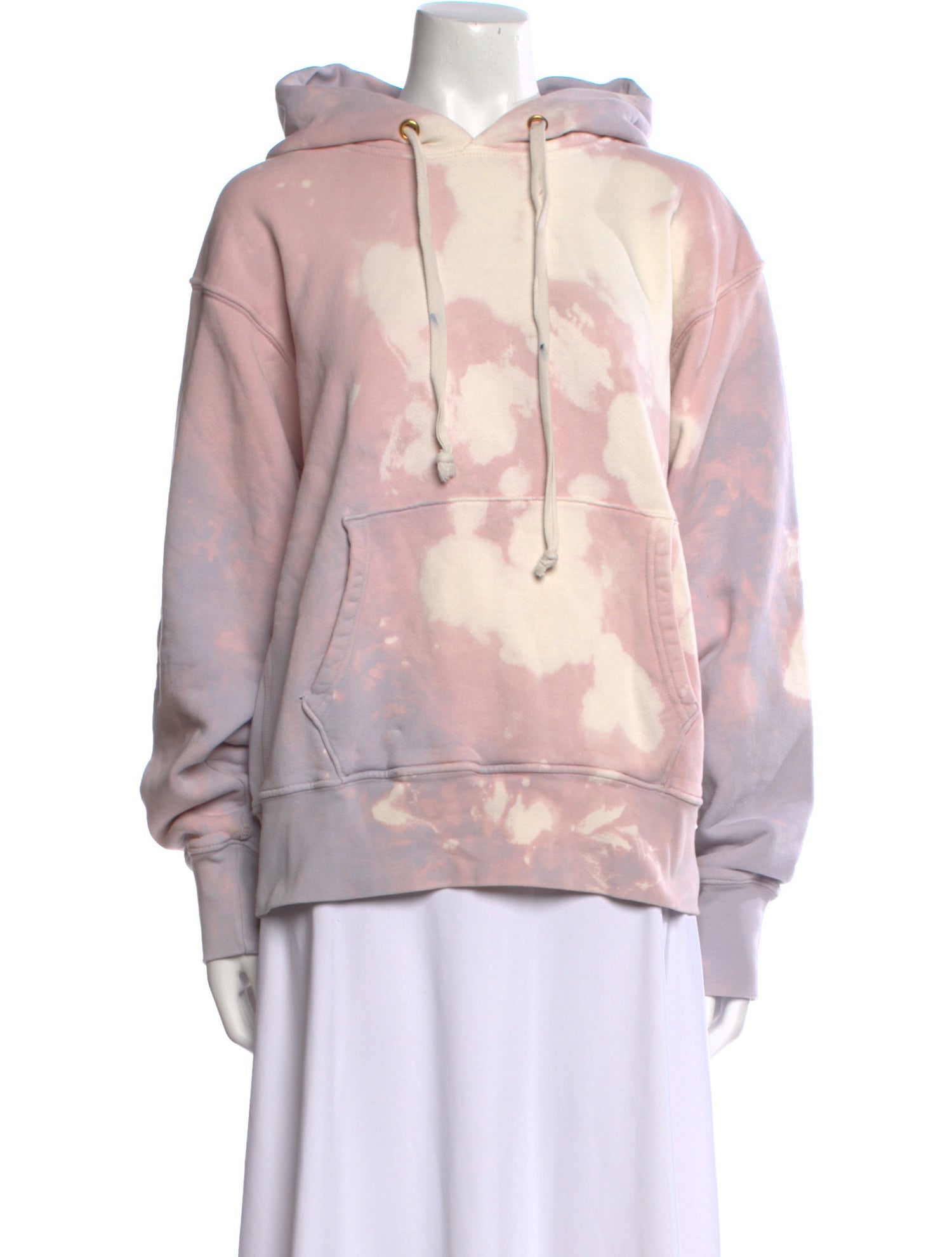 Les Tien Tie-Dye Print Crew Neck Sweatshirt