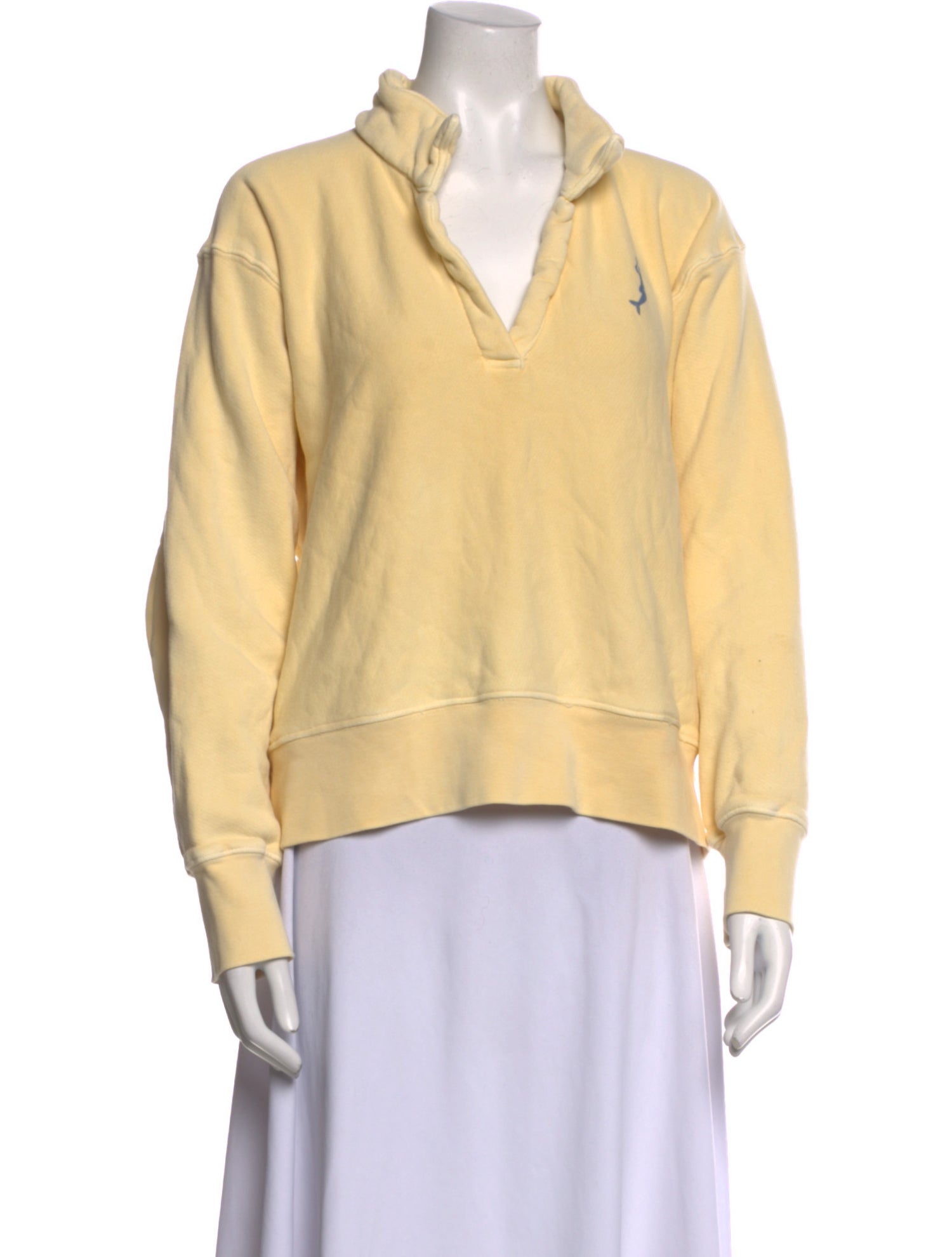 Les Tien V-Neck Long Sleeve Sweatshirt