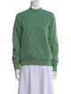 Les Tien Mock Neck Long Sleeve Sweatshirt