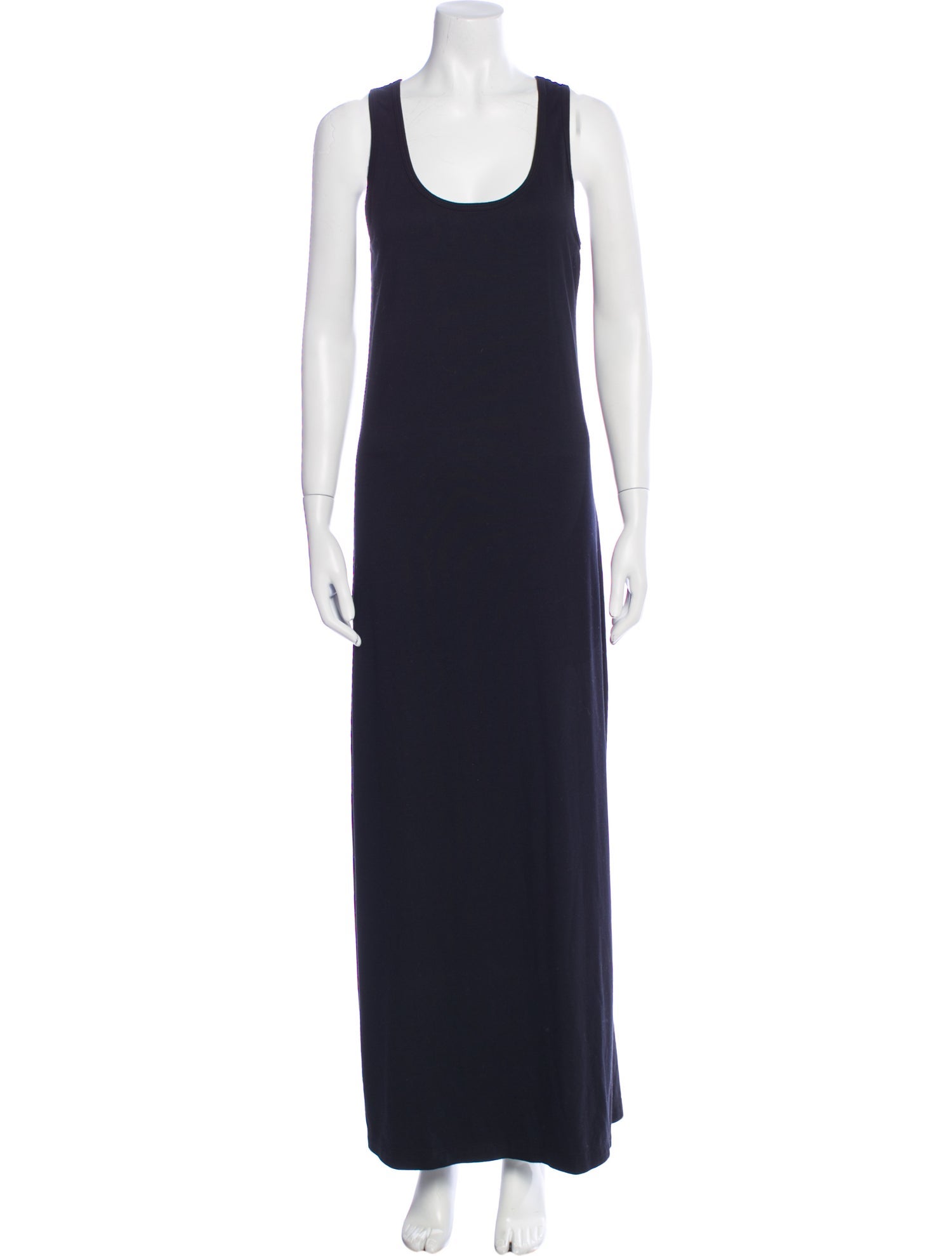 Les Tien Scoop Neck Long Dress
