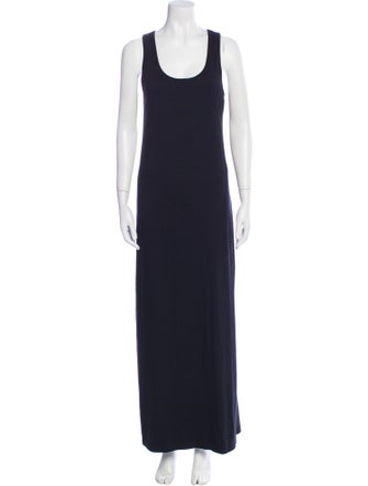 Les Tien Scoop Neck Long Dress