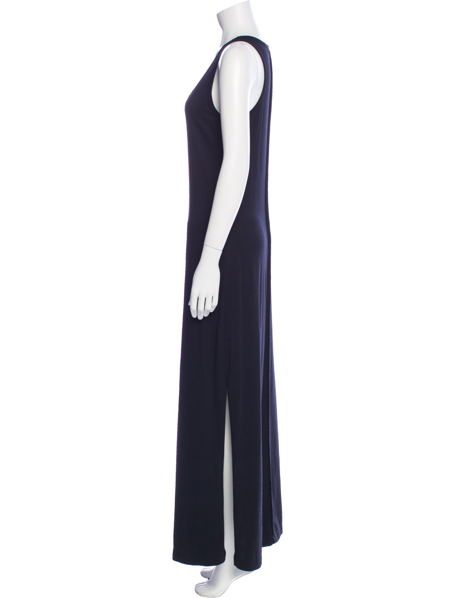 Les Tien Scoop Neck Long Dress