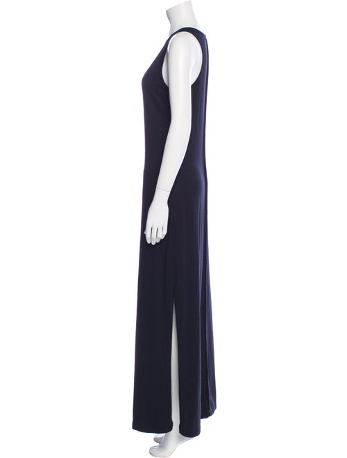 Les Tien Scoop Neck Long Dress