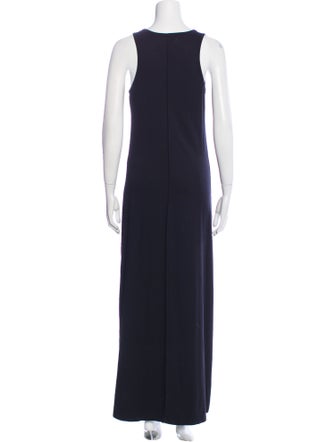 Les Tien Scoop Neck Long Dress