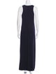 Les Tien Scoop Neck Long Dress