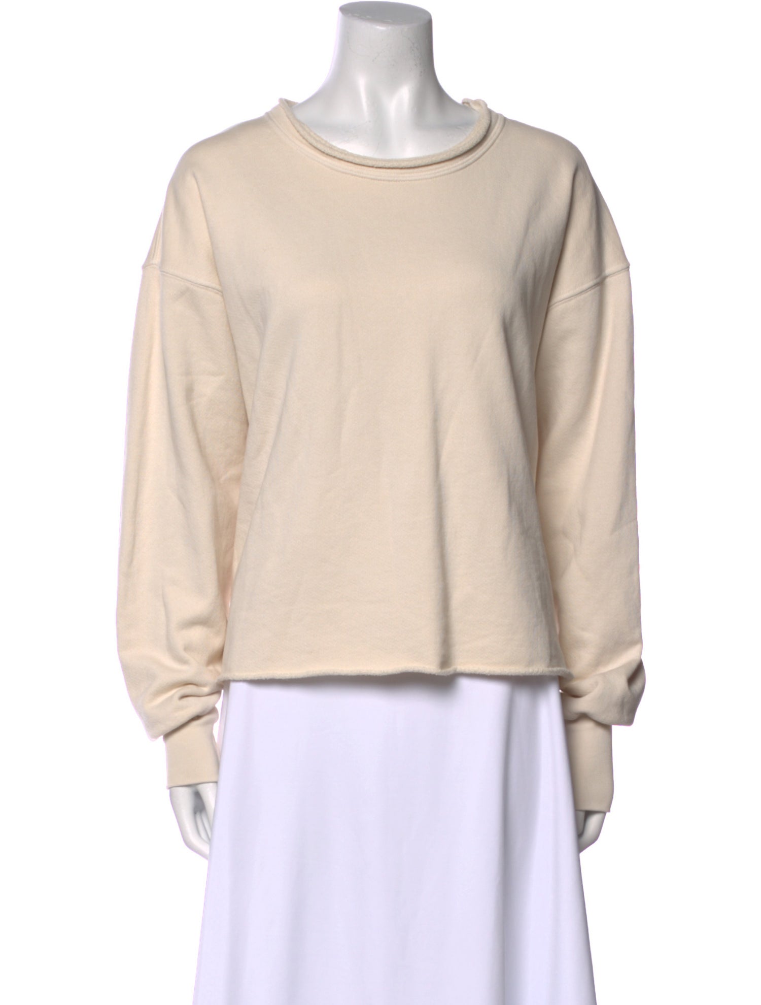 Les Tien Scoop Neck Long Sleeve Sweatshirt