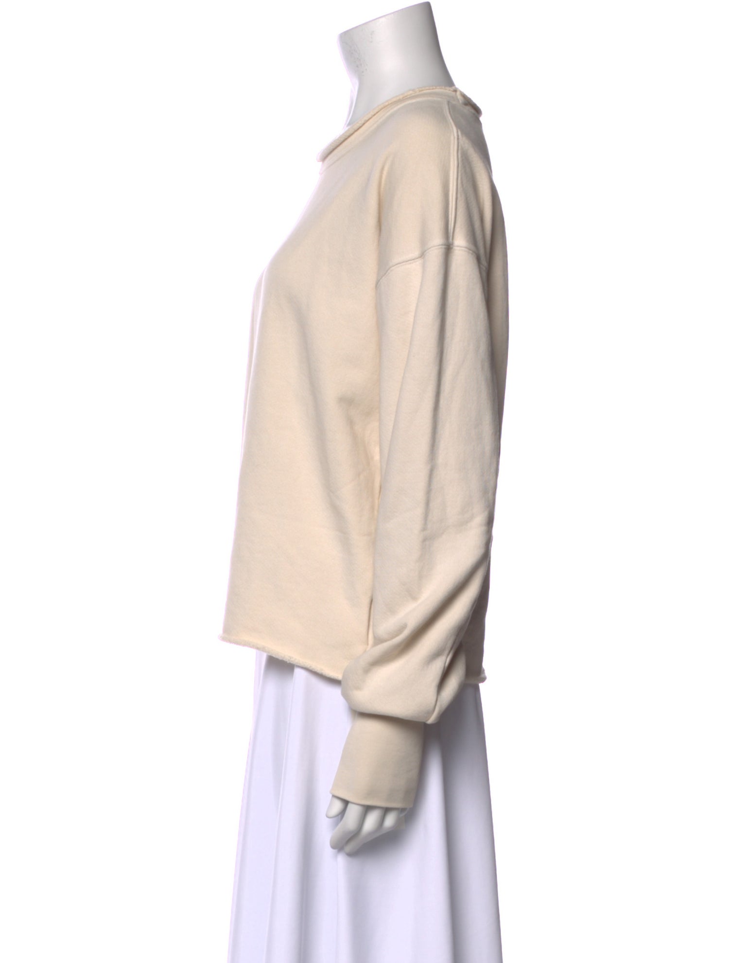 Les Tien Scoop Neck Long Sleeve Sweatshirt