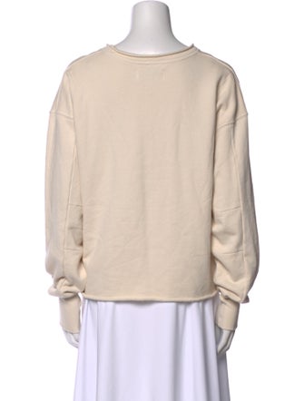 Les Tien Scoop Neck Long Sleeve Sweatshirt