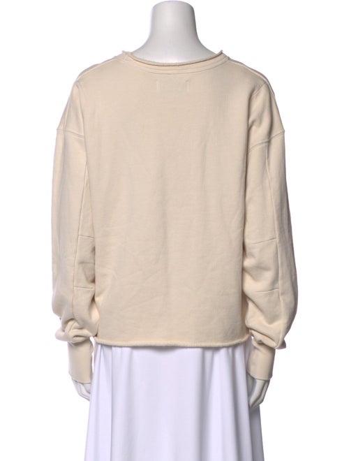 Les Tien Scoop Neck Long Sleeve Sweatshirt
