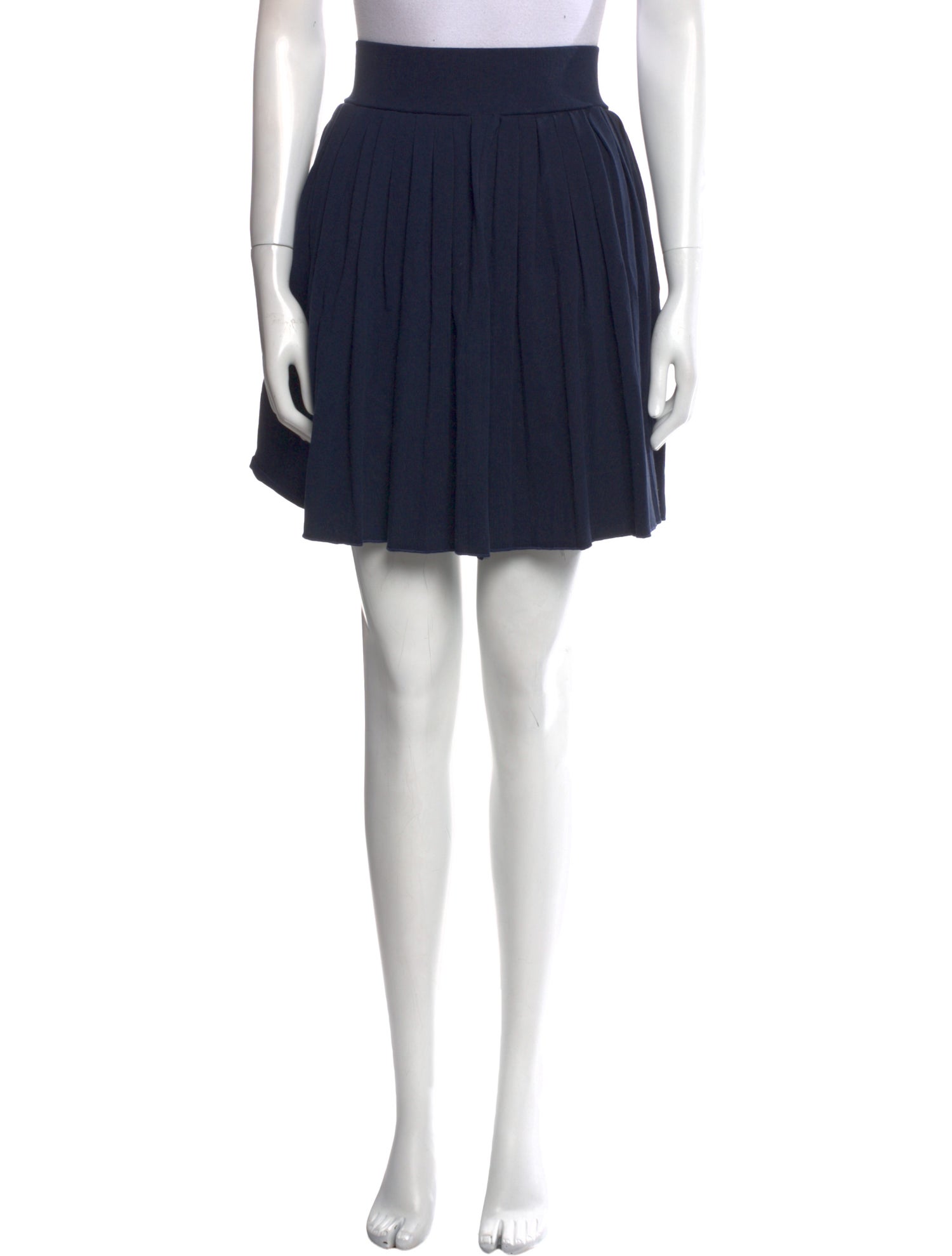 Les Tien Pleated Accents Mini Skirt