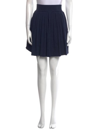 Les Tien Pleated Accents Mini Skirt