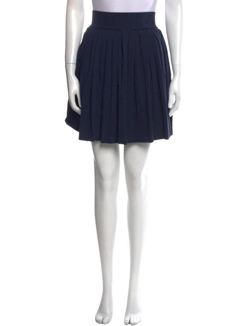 Les Tien Pleated Accents Mini Skirt