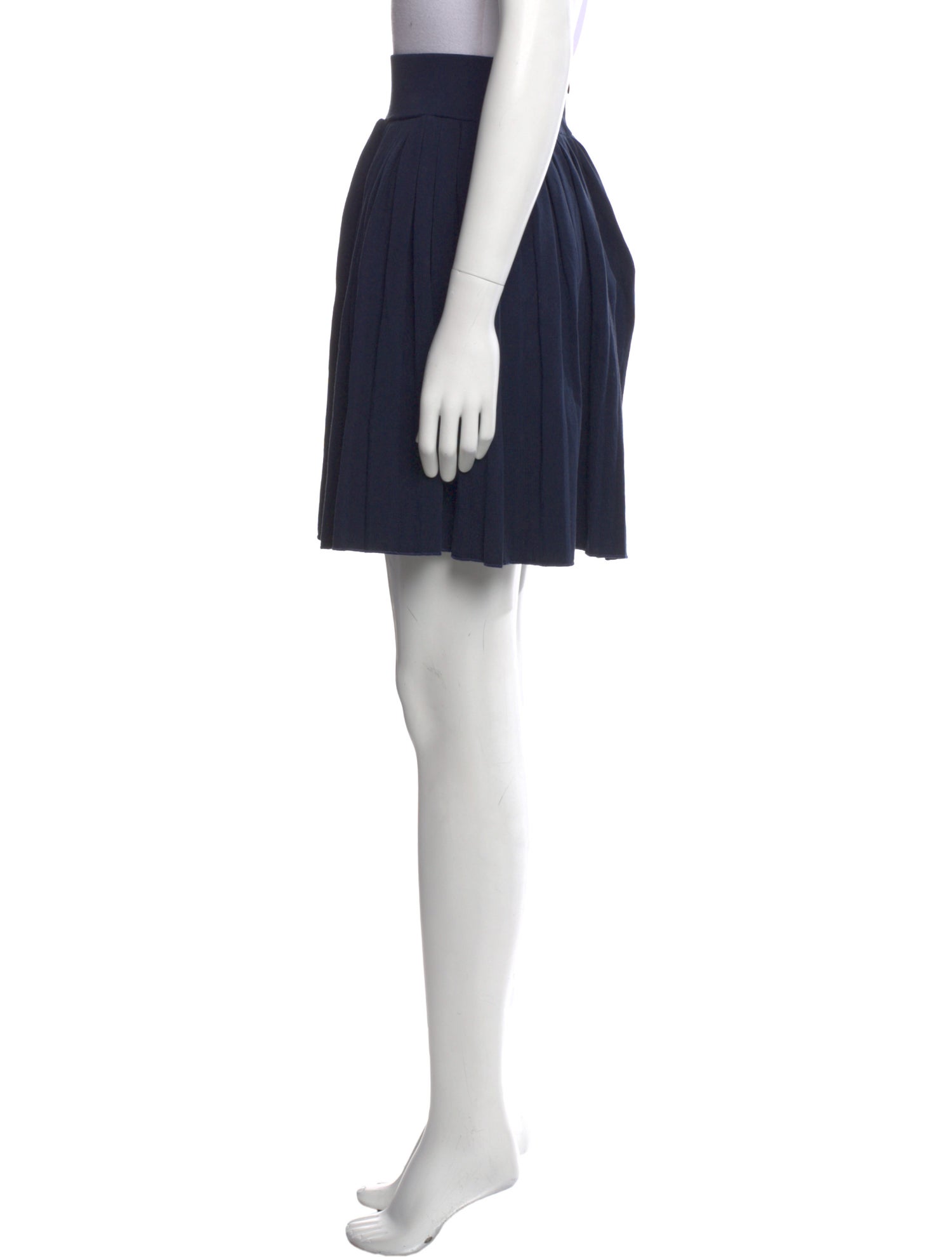 Les Tien Pleated Accents Mini Skirt