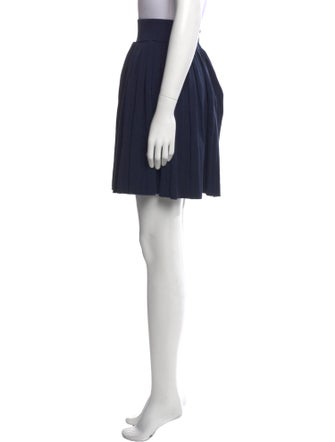 Les Tien Pleated Accents Mini Skirt