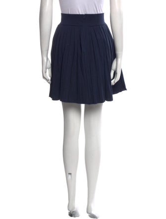 Les Tien Pleated Accents Mini Skirt