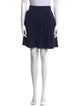 Les Tien Pleated Accents Knee-Length Skirt
