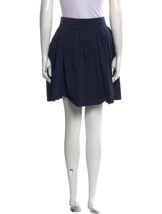 Les Tien Pleated Accents Knee-Length Skirt