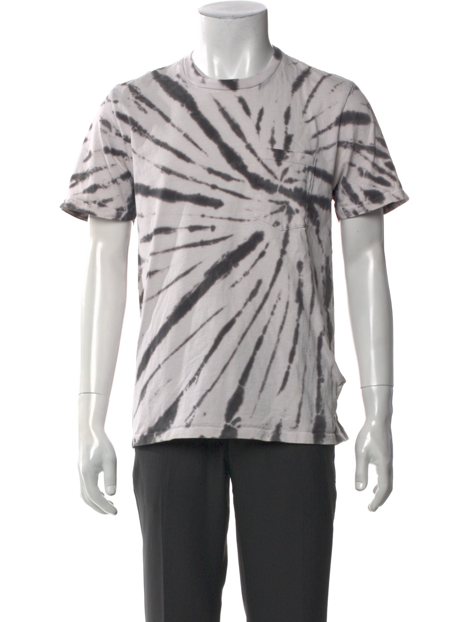 Les Tien Tie-Dye Print Crew Neck T-Shirt
