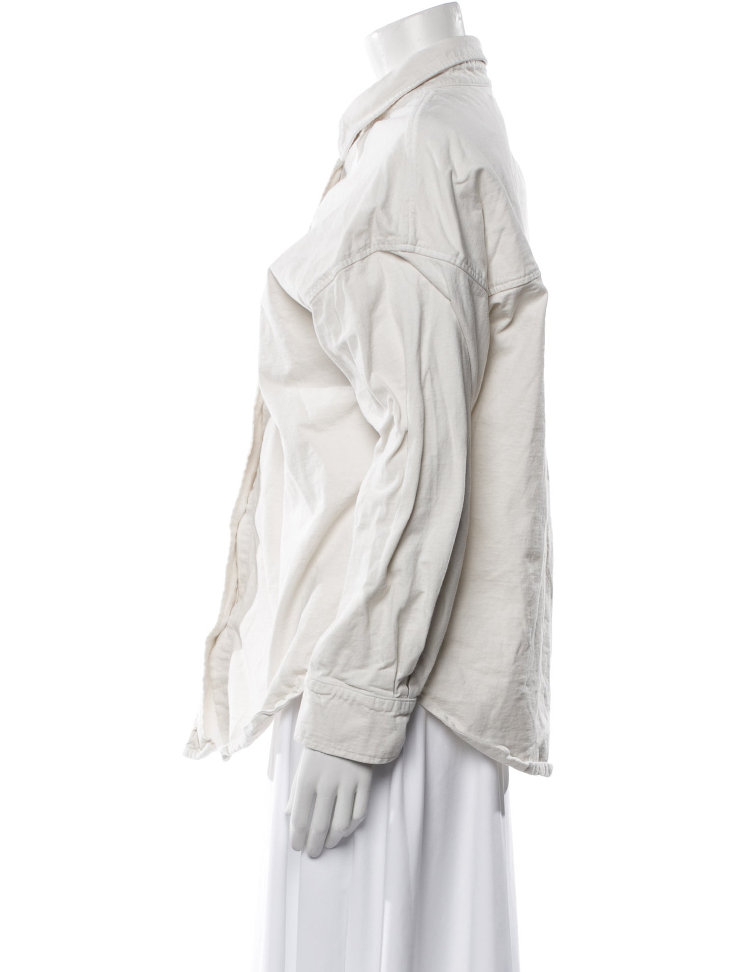 Les Tien Long Sleeve Button-Up Top