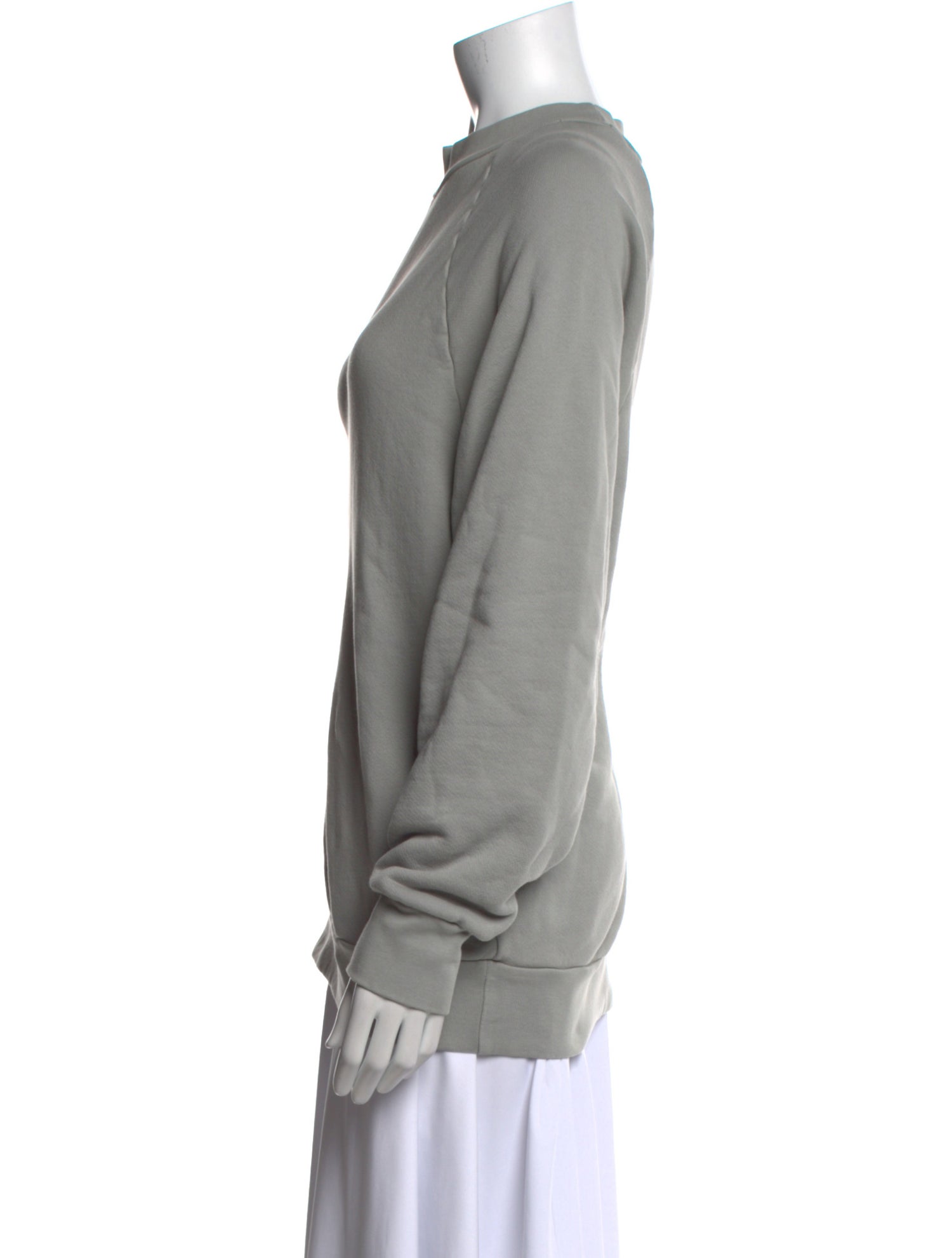 Les Tien Mock Neck Long Sleeve Sweatshirt